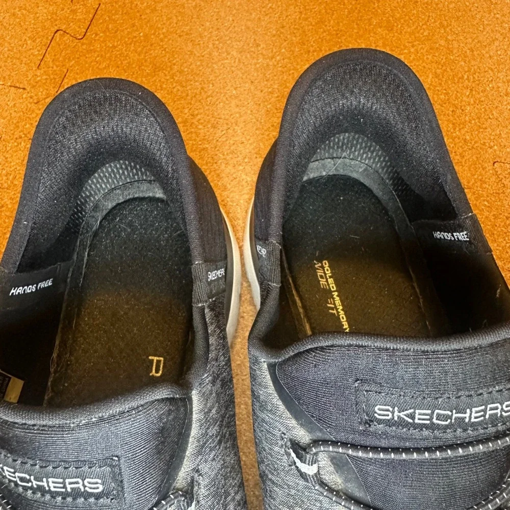 Skechers Hands Free Slip-ins Summits Diamond Dream Black Grey Wide Fit 149937W 8